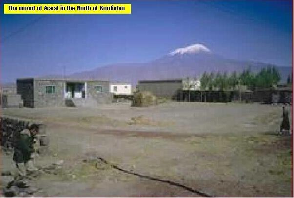 The Mount of Ararat, the highest mountain in Kurdistan