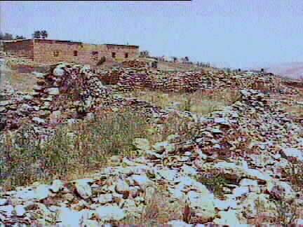 A demolished village in North Kurdistan destroyed by Turkish Army