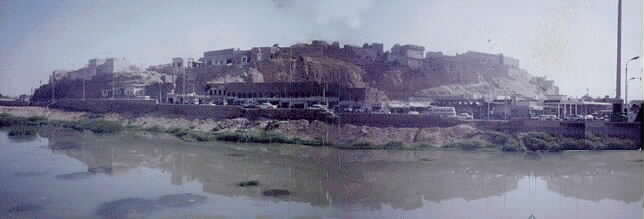 The Fortress of Kirkuk,built by Acadians 5.000 years ago.The view is before the destruction of 1998